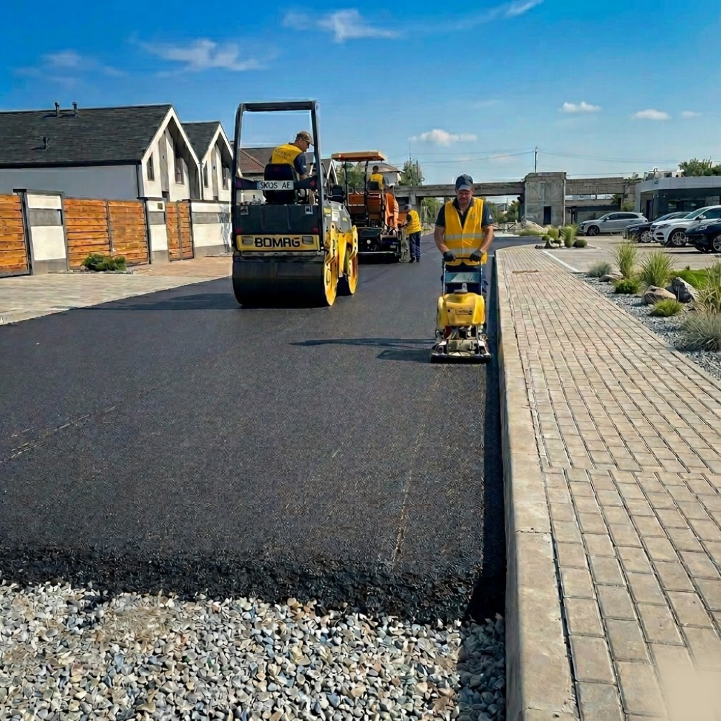 Спецтехніка та укладання асфальту